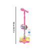 Kids Karaoke Machine with Stand,2025 New Karaoke Machine Toy with Music & Light, Adjustable Height, Fan Standing Karaokes Microphone - Move to Play & Echo Effect, Xmas New Year Gifts for 3+ (Blue) view 2