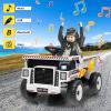 12V Kids Ride-on Dump Truck with Remote Control, Construction Toy with Dump Bed & Shovel, Ride-on Car with Music, Headlights & Soft Start, 16.5" Spacious Seat view 4