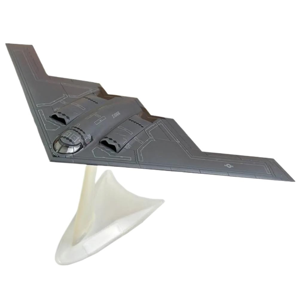 Flying Airplane Model USAF B-2A B2 1/200 Spirit Stealth Bomber Diecast Metal Plane Airplane Aircraft Model for Collected Hobby Aviation Airbus