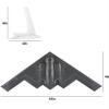 Flying Airplane Model USAF B-2A B2 1/200 Spirit Stealth Bomber Diecast Metal Plane Airplane Aircraft Model for Collected Hobby Aviation Airbus view 2
