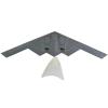 Flying Airplane Model USAF B-2A B2 1/200 Spirit Stealth Bomber Diecast Metal Plane Airplane Aircraft Model for Collected Hobby Aviation Airbus view 3