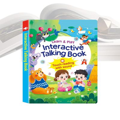 Interactive Sound Books, Word Learning Toy, 10.55 Inches 14 Theme Preschool Book Set with Authentic Pages, Educational Learning Tool with Fun Sounds, Reading Accessory for Kids and Children