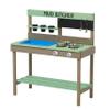 Wooden Kids Play Kitchen with Sink & Water Play Set, Outdoor Mud Kitchen Playset Includes Cooking Toys & Storage for Toddlers Age 3+ view 4