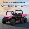 24V Electric Ride-on Dump Truck for Kids, 4WD Ride-On Car for Kids, 2-Seater UTV with Remote Control, Off-Road Electric Vehicle for Boys & Girls Outdoor Play view 4