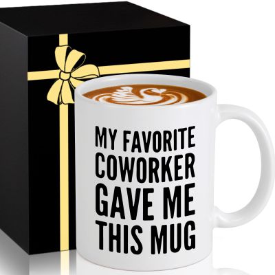 11 Oz Unisex Ceramic Mug - Weird Novelty White Elephant Gift Christmas Gag For Coworkers/Friends - Unique Prank For Who Have Everything
