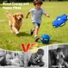 Magic Metaball, Children's Bouncing Ball, 2PCS Magic Flying Saucer Interactive Pop-Up Transform Toy, Parent-Child Interaction Red and Blue Bouncy Ball, Delay Frisbee Flying Disc Toy with 6 Light view 3