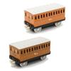 suliutoys 2 Pack Metal Diecast Magnetic Train Toy, 1:43 Scale Clarabel Annie Trains Carriage Model, Educational Toy for Kids Ages 3+ Years (CLAREBEL Anne) view 1