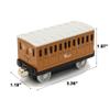 suliutoys 2 Pack Metal Diecast Magnetic Train Toy, 1:43 Scale Clarabel Annie Trains Carriage Model, Educational Toy for Kids Ages 3+ Years (CLAREBEL Anne) view 2