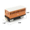 suliutoys 2 Pack Metal Diecast Magnetic Train Toy, 1:43 Scale Clarabel Annie Trains Carriage Model, Educational Toy for Kids Ages 3+ Years (CLAREBEL Anne) view 3