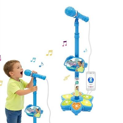 Kids Microphone with Stand, Microphone for Kids, Kid Karaoke Machine for Girls, Toddler Microphones, Kid Microphones for Singing, Musical Toy for Fun Sound Effects,Karaoke Machines for Children