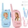 6 Kids Video Walkie Talkie, Upgraded Version 2 Pack Rechargeable Kids Video Walkie Talkie, Indoor Outdoor Family Toy, Camping, Hiking, Suitable for Boys and Girls view 1