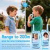 6 Kids Video Walkie Talkie, Upgraded Version 2 Pack Rechargeable Kids Video Walkie Talkie, Indoor Outdoor Family Toy, Camping, Hiking, Suitable for Boys and Girls view 3