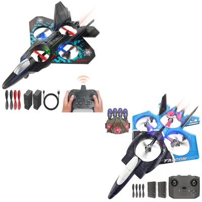 BEZGAR RC Plane | 2.4GHZ Drones for Kids, Remote Control Airplane, RC Helicopter & Gesture Control RC Plane