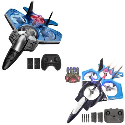 BEZGAR RC Plane | 2.4GHZ Drones for Kids, Remote Control Airplane, RC Helicopter & Gesture Control RC Plane