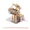 Steam Engine Model Kit That Works, Mini V4 4-Cylinder Walschaerts Valve Gears Steam Engine Model with Reverse Gearbox (Forward & Reverse Drive) for Physics Science Experiment Demonstration view 1