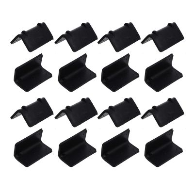 100-Pack Plastic Corner Guards for Straps, Edge Protectors for Cargo Pallet and Load Securing, Prevent Damage to Ratchet Tie Down Straps and Goods