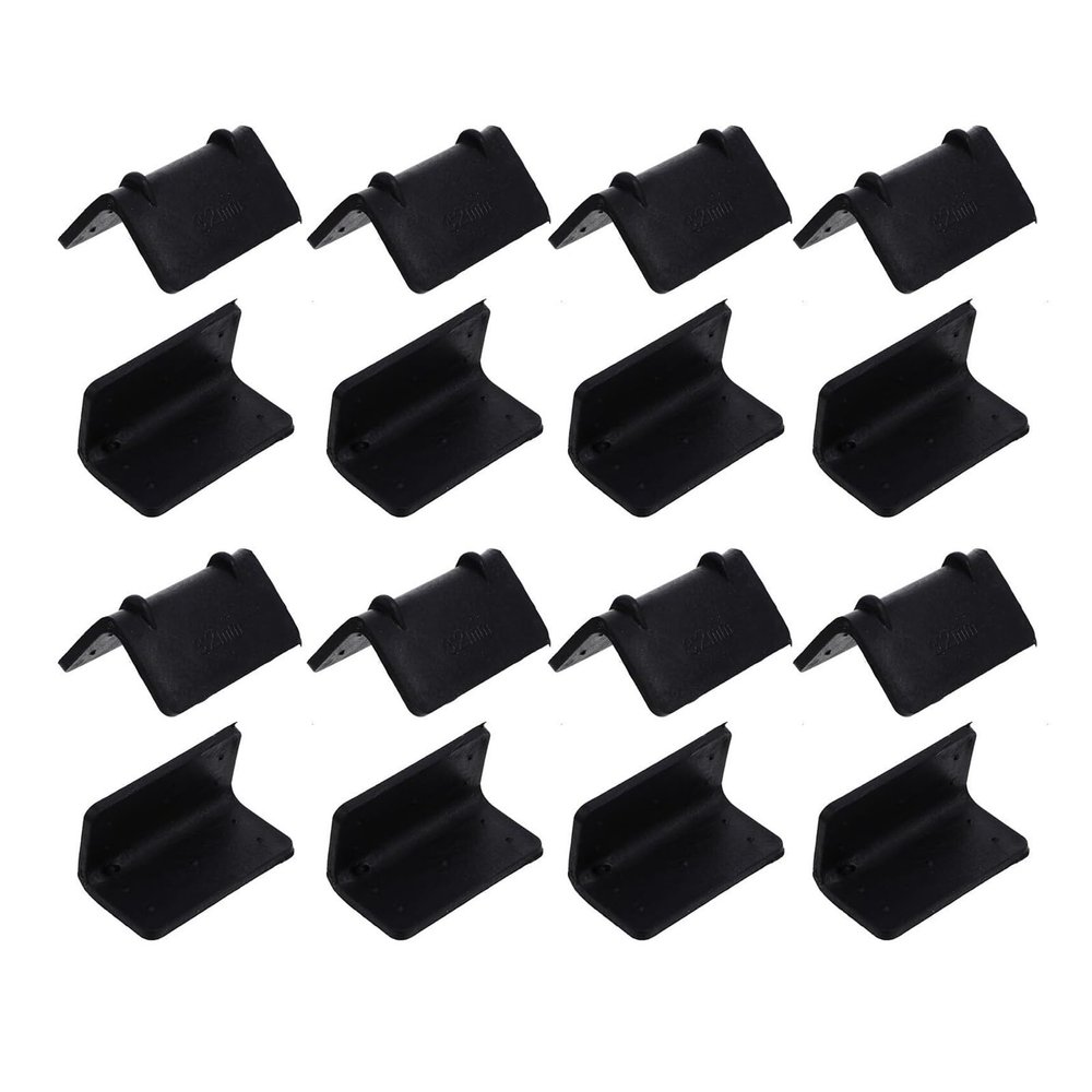 100-Pack Plastic Corner Guards for Straps, Edge Protectors for Cargo Pallet and Load Securing, Prevent Damage to Ratchet Tie Down Straps and Goods