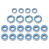 RC Toys Upgrades Parts For Tamiya For TT-01 TT01E TT01D For TT02B 1/10 20PCS Rubber Sealed Ball Bearing Kit RC Car Upgrades Parts Accessories view 1