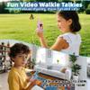 BUKEWIT Video Walkie Talkies for Kids 2 Pack,Rechargeable Kids Walkie Talkies with 4 Voice Effects &HD Camera,Long Range Two Way Radios Christmas Birthday Kids Toys for Boys Girls Age 3-12 view 2