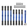 XinGeeek Aluminum Alloy Links Rod for Traxxas 1/16 Summit E-Revo RC Car Accessories Mounting Rod (Blue) view 1
