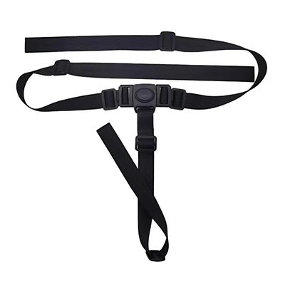 1PCS 3 Point Harness Seat Belt for Kids Adjustable Baby Safety Strap Compatible with IKEA Antilop High Chair Kids High Chair Straps Replacement for Soft & Comfortable on Baby's Skin (Black)