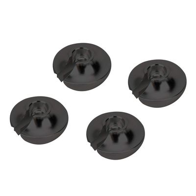 Ymiko Upgraded Spring Retainers and Piston Heads for TRXXAS Slash 2WD RC Vehicle Accessories 3768 (BL Black)