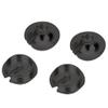 Ymiko Upgraded Spring Retainers and Piston Heads for TRXXAS Slash 2WD RC Vehicle Accessories 3768 (BL Black) view 2