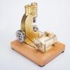 Steam Engine Model Kit That Works, Mini Brass Piston Power Hammer, Motor Driven Operational Forging Machine for Physics Science Experiment Demonstration view 3