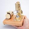 Steam Engine Model Kit That Works, Mini Brass Piston Power Hammer, Motor Driven Operational Forging Machine for Physics Science Experiment Demonstration view 4