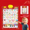 Bilingual Interactive Wall Chart for Kids  with English & Spanish Letters, Numbers, Songs, Animal Words & Piano for Toddlers 1-6 (red) view 4