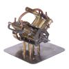 Steam Engine Model Kit That Works, Miniature V4 Four-Cylinder Walschaerts Valve Gears Steam Engine for Physics Science Experiment Demonstration view 3