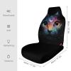 Cute Cat Galaxy Funny Car Headrest Covers Print Seat Head Rest Protector Case Fits for Most Cars view 2