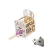 Reverse Gearbox for Mini V4 Steam Engine, 1:1 All-Metal Gearbox with Forward & Reverse Gears, Compatible Upgrade for Steam Engine Models view 1