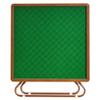 Mahjong Table Foldable, Portable Domino Table with 4 Cup Holders & 4 Drawers for 4 Players, 35' Square Green Card Table for Game Night, Bast Gift view 2
