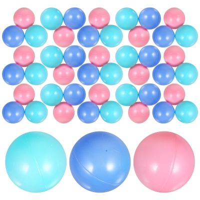 FRCOLOR 100Pcs Creative Round-Shaped PE Ball Pit Balls for Indoor Outdoor Play Colorful Ocean Swimming Set