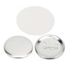 GLOGLOW 100PCS Badge Pin Buttons, Tinplate 56mm Blank Buttons for Crafts, Party Decorations, Personalized Gifts for Adults Kids Men Women Handmade Materials view 1