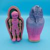 3D Printed Egyptian Mummy Collectible Figurine- Unique Replica Toy for Collectors & Archaeology Enthusiasts, (Rainbow) view 1