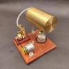 Steam Engine Model Kit That Works, Mini Oscillating Steam Engine and Generator, Steam-Powered Electricity Generator with Boiler & LED Light for Physics Science Experiment Demonstration view 4