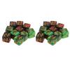 Alomejor Fun Math Teaching Aid 16mm Addition and Subtraction Dice Set with Clear Numbers 20PCS Plastic Dice for Home Math Activities view 2