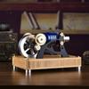 Stirling Engine Model Kit That Works, Alpha-Type Twin-Cylinder Twin-Piston Hot Air Stirling Engine for Physics Science Experiment Demonstration view 3