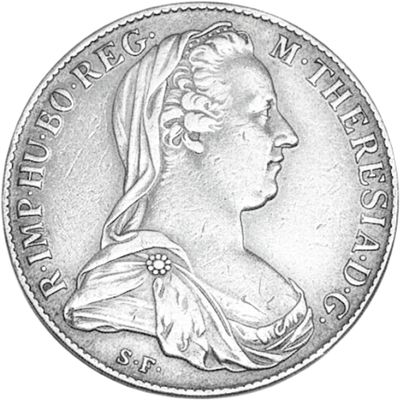 Maria Theresa Thaler Coin Replica | Collectible Antique Style Coin | Double-Sided Historic Design