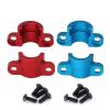 1 Set for Tamiya for TT02 Metal Drive Shaft Dogbone Fixing Bracket for TT-02 RC Car Model Car Parts Accessories(Red) view 2