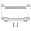 Aluminium Alloy Front Bumper Mount for Axial SCX24 C10, RC Front Bumper Mount Upgrade Parts, Durable 1/24 Scale Bumper with Precise CNC Machining, Anodized Finish for Enhanced Perf (Silver) view 1