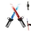 AOCQM Weapons Dual-Blade Sword | Reversible Hilt 2-in-1 Red/Blue Light Sword | Swing-to-Extend Plug-in Retract Retractable Blade Fidget Toy Cosplay Prop & Collectors Item Valentines Day Gifts for Him view 1