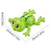 Electric Frog Toy, Kids Crawling Animal, Musical Light Electronic Toy, Obstacle Avoidance Crawling Toys, Interactive Development Girls Learning Fun Birthday Gift Playroom view 2