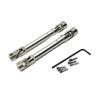 2pcs Metal Drive Shaft Driveshaft 104006 104010 104020 104026 Compatible with 1/10 RC Car view 2