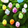 Toddmomy 18pcs Easter Fluffy ChicksChenille Plush Easter Chicks Mini Stuffed Animals for Bonnet & Cake Decorations, Realistic Farm Figurines As Party Favors and Bag view 3