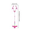 Kids Microphone with Stand, Karaoke Machine with Colorful Light, 12 Inch Kids Toy Microphone with Adjustable Height, Durable Electronic Singing Toy with Mu Playback view 2
