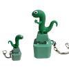 Rechargeable Lizard Button Keychain Fidget Toy, Portable Press Button with Colorful Light & Sound, Anxiety Stress Relief Gadget, Funny Novelty Gift(2 pcs Lizard) view 1