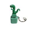 Rechargeable Lizard Button Keychain Fidget Toy, Portable Press Button with Colorful Light & Sound, Anxiety Stress Relief Gadget, Funny Novelty Gift(2 pcs Lizard) view 2